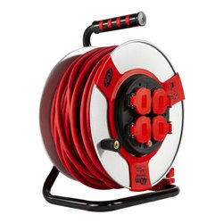 REV Kabeltrommel 40m Stahl Stahl-rot H07RN-F3G