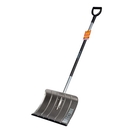 FREUND Alu-Schneeschieber, m. D-Griff + Flüsterkante