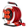 REV Kabeltrommel 25m Stahl IP44 4-fach st-rt H07RN-F 3G1,5