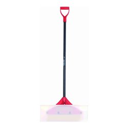 FREUND SnowPusher Fieberglasst. D-Griff, Kunststoffblatt