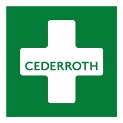 CEDERROTH Wandhalter für 2x500 ml Augenspülflasche