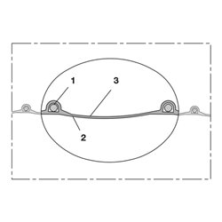 Norres PROTAPE® Absaug-/Gebläseschlauch PUR 301 AS 40mm 5m