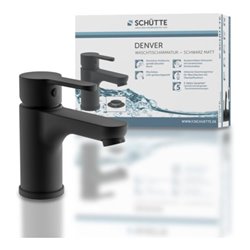 KIRCHHOFF DENVER Waschtischarmatur, Schwarz matt