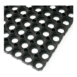 Wabenmatte leichte Ausf. SBR/NR, Brandschutzkl. B1 schwarz,offene Decke, 22mm,