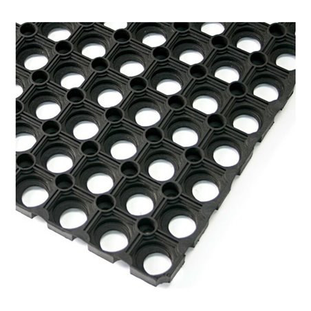 Wabenmatte leichte Ausf. SBR/NR, Brandschutzkl. B1 schwarz,offene Decke, 22mm,