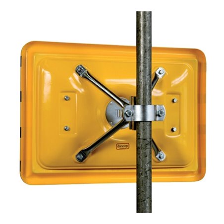 Dancop Halter für Wand-und Pfostenmontage 4-Punkt Kugelgelenk für Spiegel