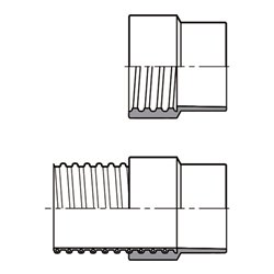 Norres Muffe Connect 241/8501 Typ 241 Schlauch ID 38mm