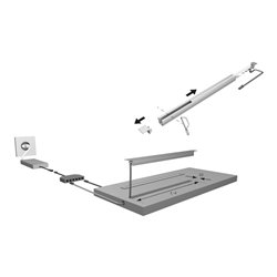 Halemeier FineLite NE ww 12VDC 8.4W 850mm, LTG 1.8m LTG, M1