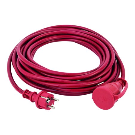 REV Schutzkontakt-Verlängerun Gummi 25 m rot