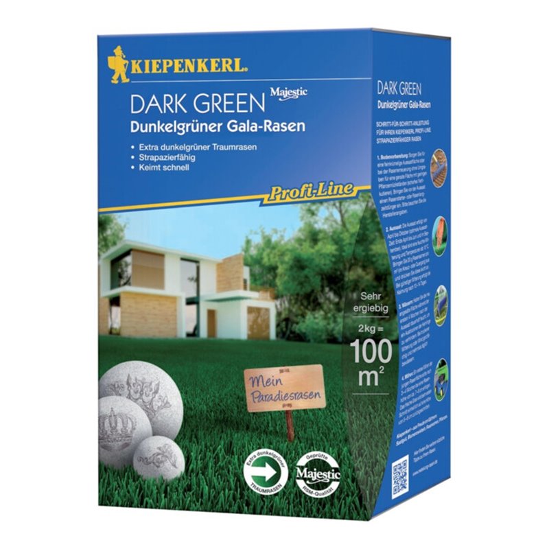 Kiepenkerl Grüner Gala Rasen 2 kg Profi-Line Dark Green