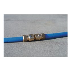 GEKA plus-Schlauchstück, Stecksystem, KTW, Messing, 3/4'-19mm Bl