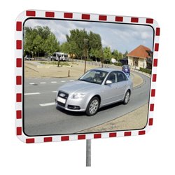 Dancop Verkehrsspiegel Acryl eckig B1000xH800 mm für Außen