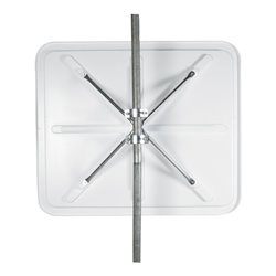 Dancop Verkehrsspiegel Acryl eckig B1000xH800 mm für Außen