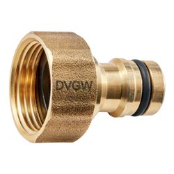 GEKA plus-Hahnstecker, Stecksystem, KTW, Messing, IG G1' Bl