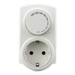 REV Zwischenstecker mit Dimmer weiß