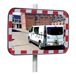 Dancop Verkehrsspiegel Standard eckig B600xH400 mm für Innen und Außen