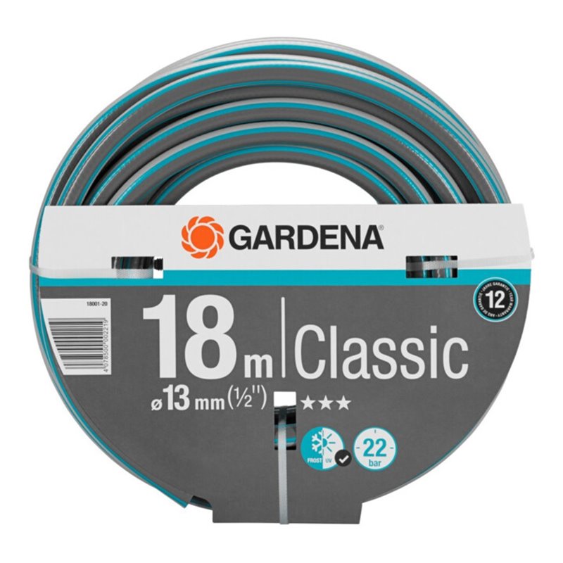 Gardena Classic Schlauch (1/2') 18 m, o. A., 18001