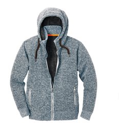 SCHEIBLER Strickjacke Schärding grau/schwarz.,meliert Gr. L