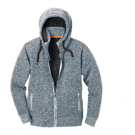 SCHEIBLER Strickjacke Schärding grau/schwarz.,meliert Gr. L