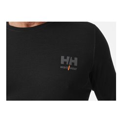 Helly Hansen Funktionsshirt Life Merino, schwarz, Gr. L