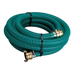 Saugschlauchgarnitur 1' IG/AG, 7m grün/ transparent APD