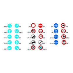 VKZ.211-10 Ronde 600mm Fahrtrichtung links RAL-Gütezeichen Folie RA1