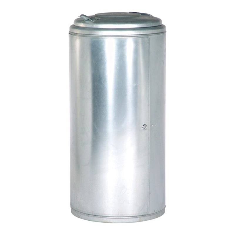 Abfallsammler 120 l verz. mit Tür