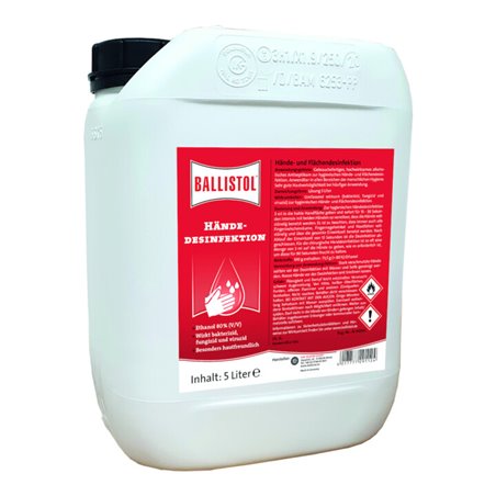 BALLISTOL Händedesinfekt. 5 Liter
