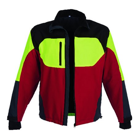 WATEX Stretchjacke Forest Jack Red,Gr.3XL,rot/anth./gelb