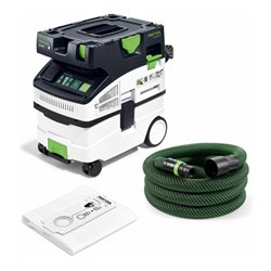 Festool Bundle – 3-teiliges Set mit Absaugmobil CTM MIDI I, Reinigungsset RS-ST D 27/36-Plus, SELFCLEAN & Longlife-Filtersack