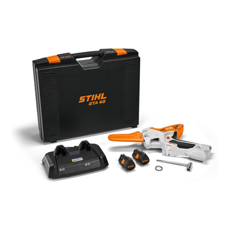 Stihl Akku-Gehölzschneider GTA 40, Set mit 2 x AS 2 und AL 5-2 und Koffer