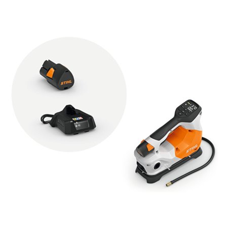 Stihl Akku-Kompressor KOA 20, mit Akku AS 2 und Ladegerät AL 1