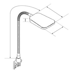 Bandi BlueTwo, EV1/titan 2,5 W WT, 2 m, LED-St. ws.