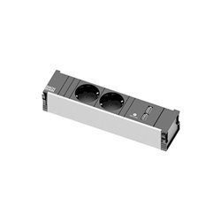 Bachmann CONI 2xCEE7/3 1xUSB Charger 0,2m GST18