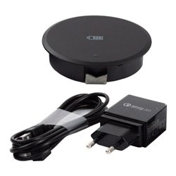 BMB WLC Point 15, 15W, Ø80mm schwarz kabelloses Laden