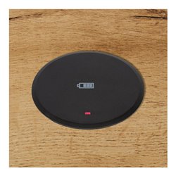 BMB WLC Point 15, 15W, Ø80mm schwarz kabelloses Laden