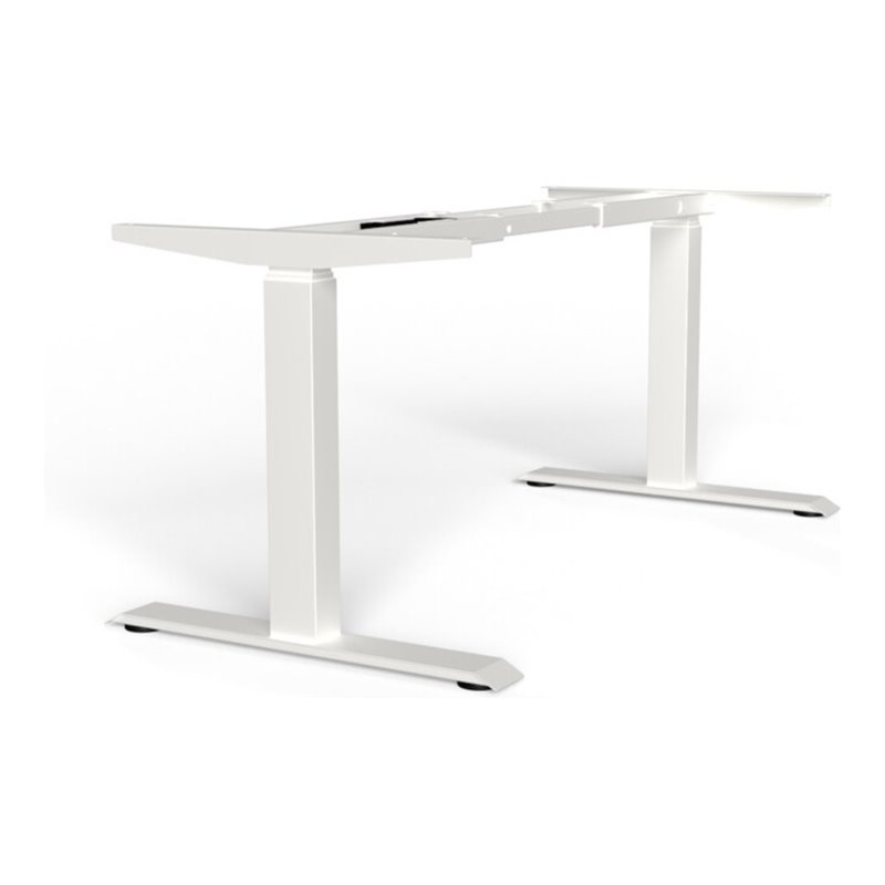 BMB Elektro-Tischgestell 1100x2000mm E-MORE, 2M3S weiß RAL 9016