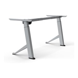 BMB E-MORE Move, fahrbar, RAL 9006, 700-1150mm