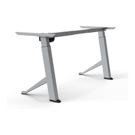 BMB E-MORE Move, fahrbar, RAL 9006, 700-1150mm