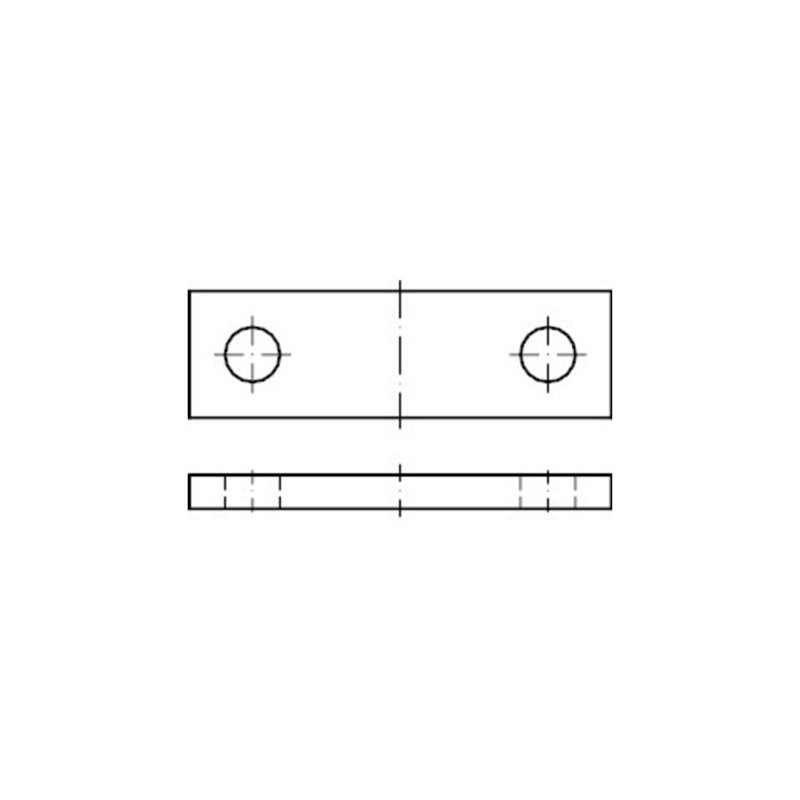 DIN 15058 Achshalter, ST 30x8 HP 0