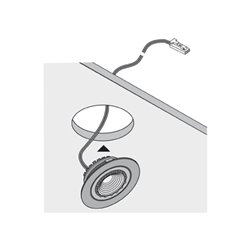 halemeier LED SuperSwing Aluminium Optik nw