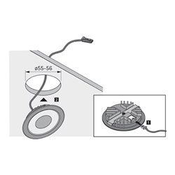 halemeier LED MiniFlat Aluminium Optik nw