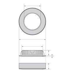 Shot 68 Round edelst-fin, 5,0W WT