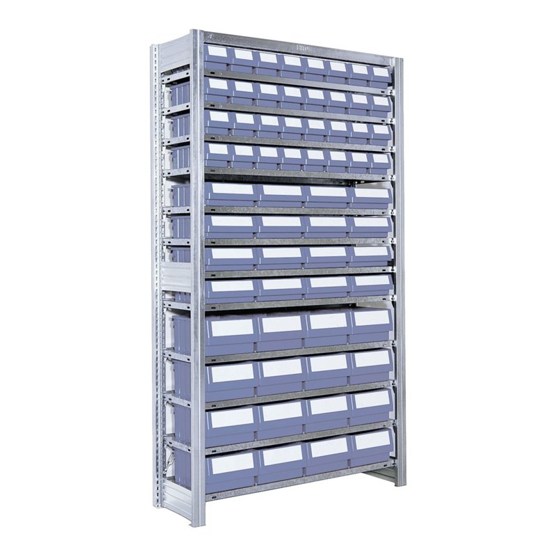 Bito Behälterregal mit 64RK verzinkt