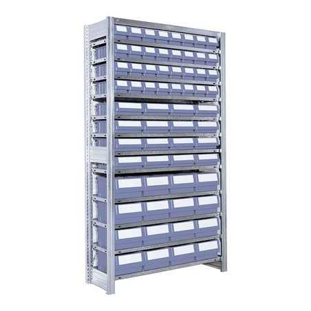 Bito Behälterregal mit 64RK verzinkt
