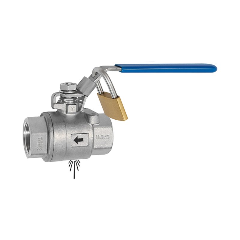 RIEGLER ES-Sicherheitskugelhahn abschließbar