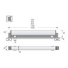 halemeier LiteLine Basic LED 18W nw, L 1532mm, m. Zubehör