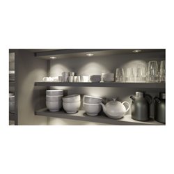 halemeier LED SuperSpot Edelstahl Optik ww