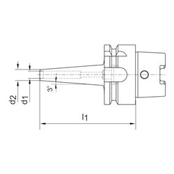 HAIMER Schrumpffutter Mini DIN69863A Schaft A-63 8x120mm