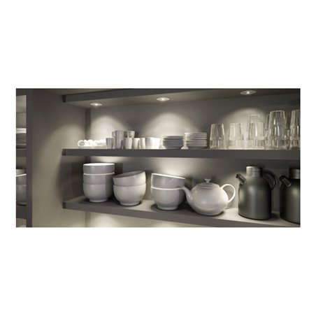 halemeier LED SuperSpot Edelstahl Optik nw